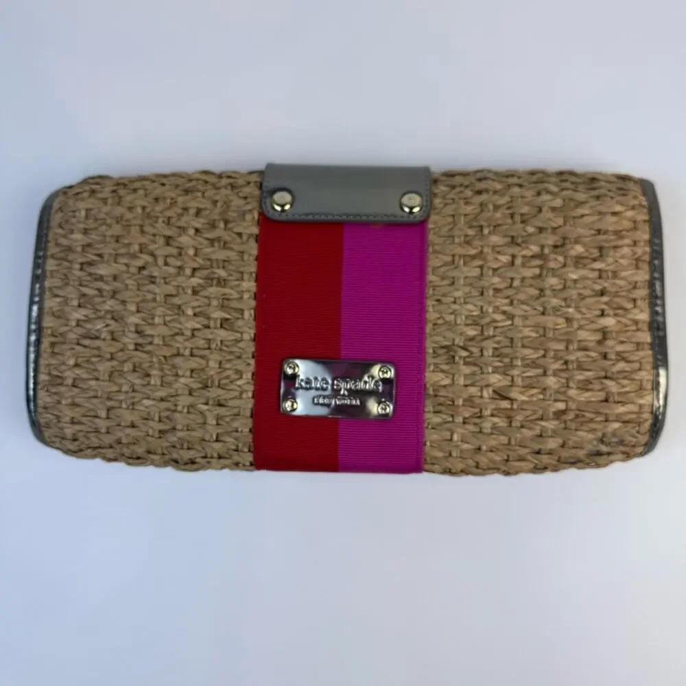 Kate Spade • Woven Straw Clutch